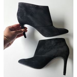 Zara Suede Ankle Bootie